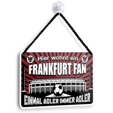 Blechschild FRANKFURT FAN