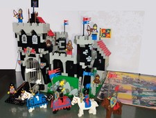 Lego 6086 Black Knight´s Castle Schwarze Ritter Burg mit Bauanleitung