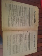 Reichsgesetzblatt Nr. 175 Von 1938 Und Nr. 187 Von  1940