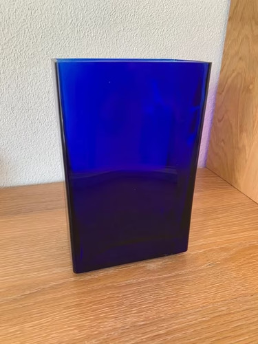 Kobaltblaue glasvase - kobaltblaue, –