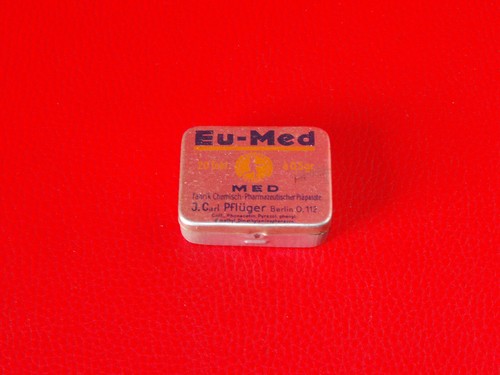 Alte kleine blechdose med - alte, eu-med