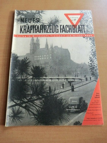Neues kraftfahrzeug fachblatt - neues,
