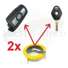 2X BMW Schlüssel Akku LIR2025