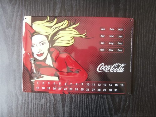 Coca cola werbeschild - cola,
