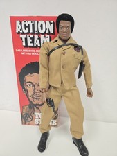Schildkröt Action Team  vintage Tom Stone Figur mit custom repro Box
