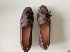 RAPHAEL COLOGNE Damenslipper, Veloursleder, braun, Gr.40.5, sehr guter Zustand