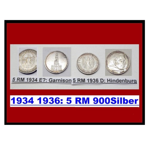 Stück reichmark 900er - 5,
