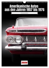 Amerikanische Autos aus den Jahren 1957 bis 1976 Frontansichten (Wandkalender 20