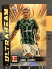 Topps Chrome Bundesliga 24/25 - Justin Njinmah Ultrabeam Insert Werder Bremen