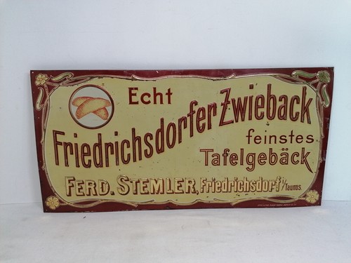 Orig jugendstil blechschild - jugendstil,