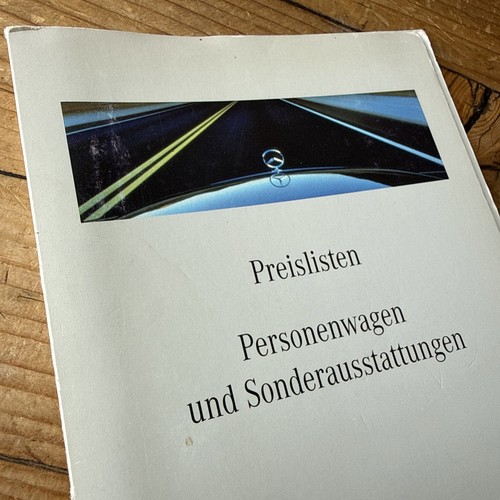 Mercedes benz preislisten - benz,