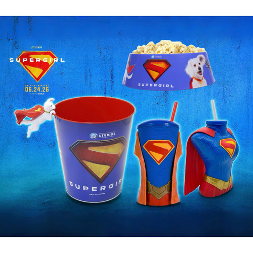 Supergirl tasse popcorn - supergirl,
