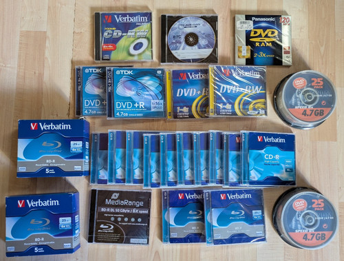 Blu ray dvd cd rohlinge - blu,