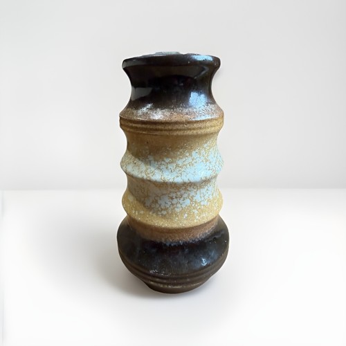 Vintage keramik vase braun - vintage,