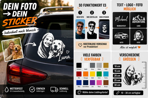 Personalisierter aufkleber - personalisierter,