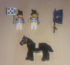 2x Lego Classic Minifigur Pirates Imperial Soldat Offizier Uniform Blauröcke