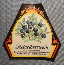 Old Label Bottle Label Wine