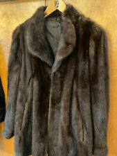 Pelzmantel aus Nerz, braun, Gr