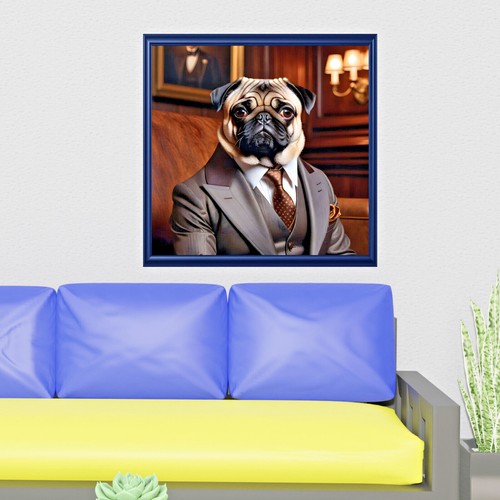 Mops hund maßgeschneiderter - mops,
