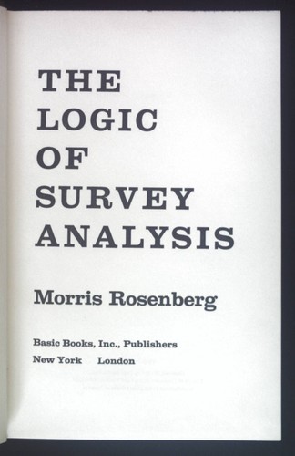 The logic survey analysis - survey,