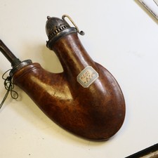 Barock Ulmer Kloben Meerschaumpfeife, wohl Silber, 18. Jhd., 15,5 cm      D46