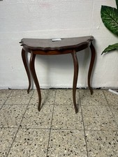 Konsolentisch Gold Wandtisch Nussbaum avaganter Tisch  Konsole Alt Holz