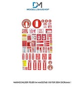 Warnschilder Feuer Feuerwehr