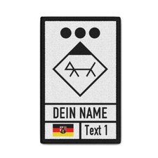 Rank patch 8x6cm - patch,