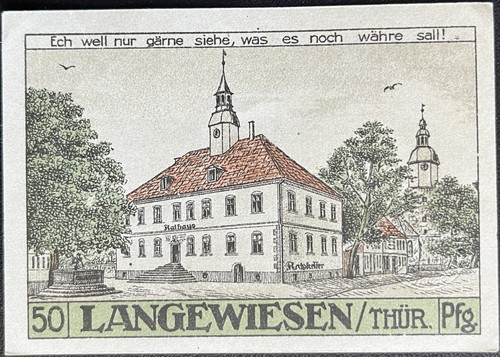 Pfennig langewiesen 1921 - 50,
