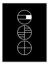 Poster Bauhaus Glyphen - THE