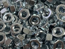 M8 x 1 Sechskantmuttern ( 20 Stück ) verzinkt Muttern FEINGEWINDE DIN 934