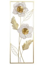 Wanddekoobjekt aus Metall mit