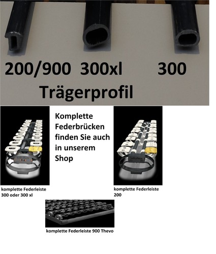 Trägerprofil leiste lattoflex - trägerprofil,
