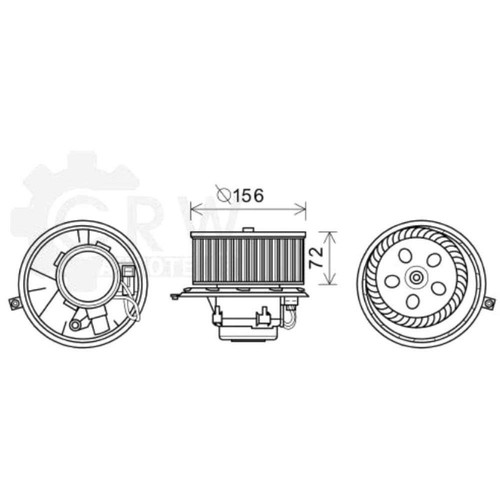 Elektromotor innenraumgebläse - elektromotor,