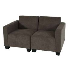 B-Ware Modular 2-Sitzer Sofa Couch Moncalieri braun