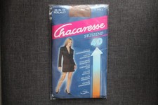 Vintage Chacaresse stützend Feinstrumpfhose Gr. 52-54 Perlmutt 30 den Neu OVP