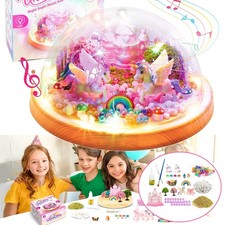 Einhorn Schloss Bastelset Musik Nachtlicht Spieluhr Kunsthandwerk DIY Spielzeug