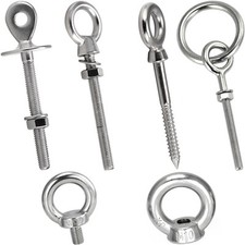 Augbolzen Edelstahl Augenschrauben Ösenschrauben Ringschrauben Ringmutter Niro