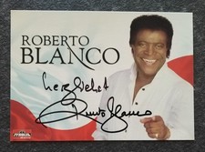 15616 Roberto Blanco Autogrammkarte original signiert