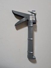 Kittpresse schubstange verzinkt Auspresspistole silber Grau halboffen