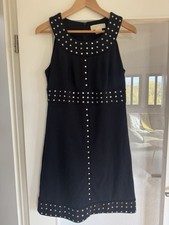 Michael Kors Damenkleid Schwarz mit Nieten Gr. S
