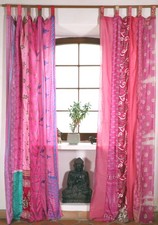 Seidiger Vorhang / Gardine ( 1