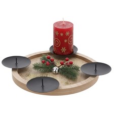 Holz Advents Kranz klein - 28