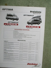 dehler mobile prospekt Optima