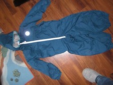 Finkid Regenanzug, blau, 110/120, 5-6 Jahre, Pikkuli, wasserfest, älteres Modell