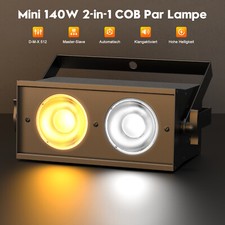 2x 70W COB LED 2in1 Par DMX