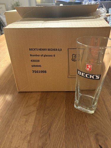 Becks biergläser 3 liter - 6,