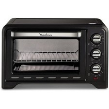 Moulinex Optimo OX4448 Schwarz Elektrischer Ofen 19L 1380W Mit Grill
