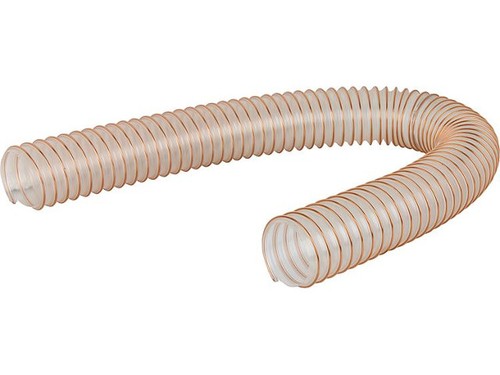 Pelletschlauch zwischen
