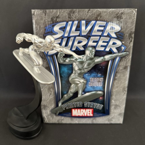 Silver surfer statue by - surfer,